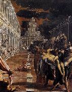 Jacopo Tintoretto Bergung des Leichnams des France oil painting artist